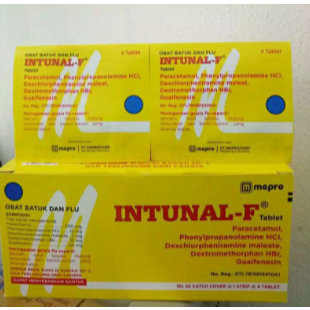 Intunal F Tablet 1 Strip @ 4 Tablet & 10 Tablet