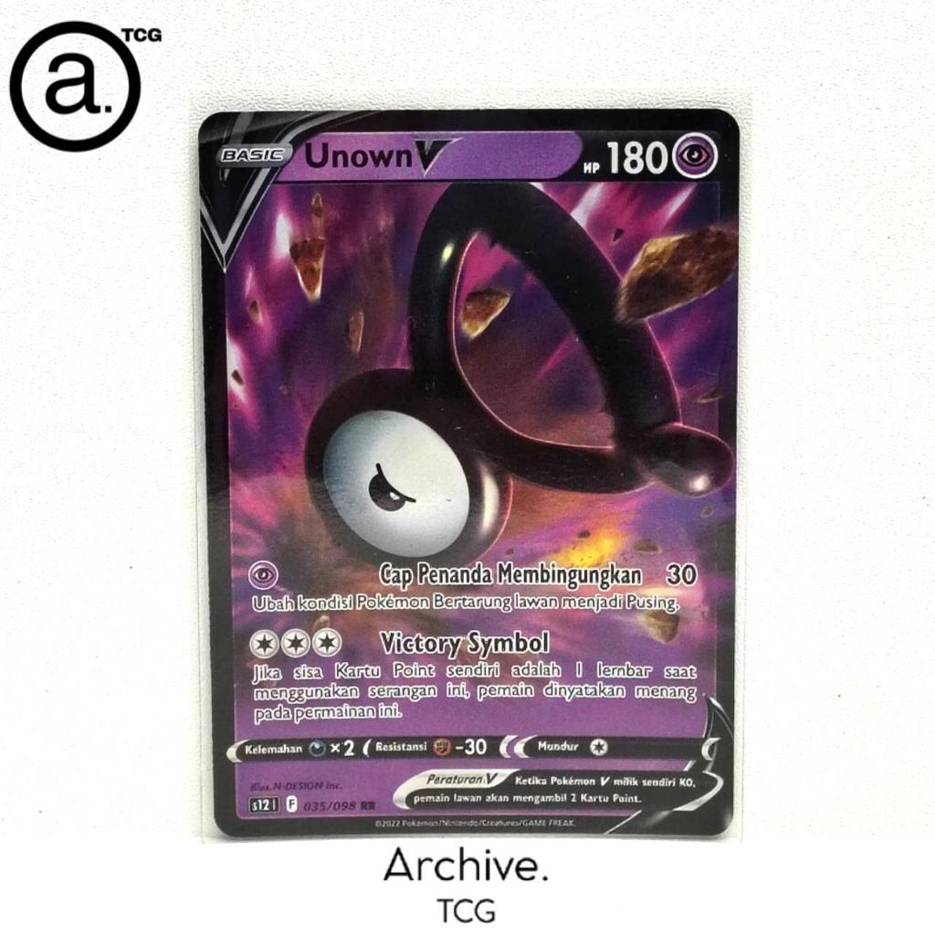 Unown V (035/098) Pokemon Indonesia ~ Pemicu Paradigma S12