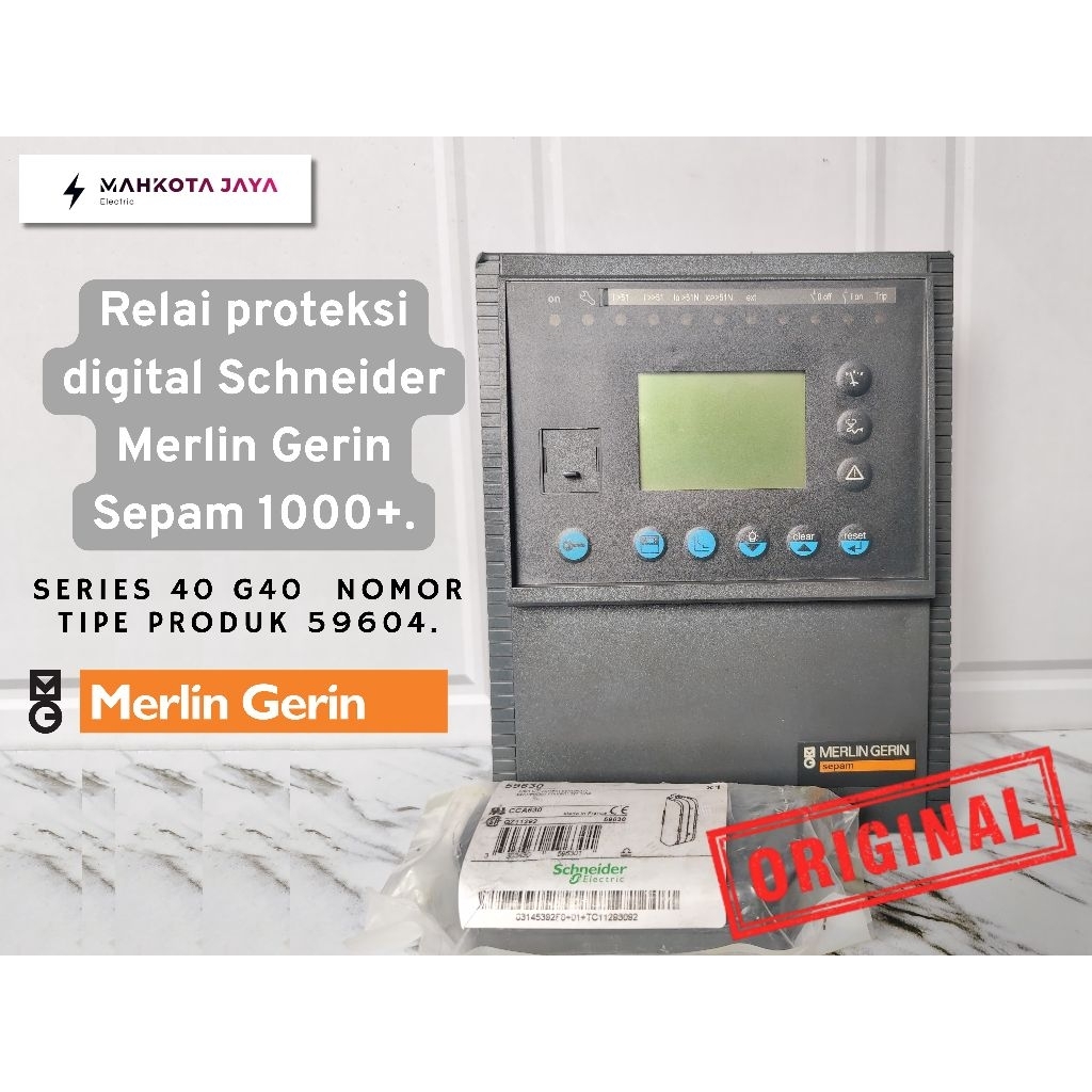 Relai proteksi digital Merlin Gerin Sepam 1000+.