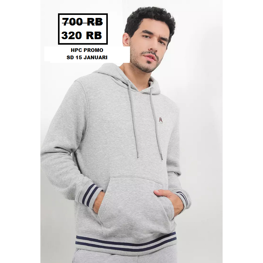 Baju pria hoodie Hush Puppies best seller seri HOLDEN original store