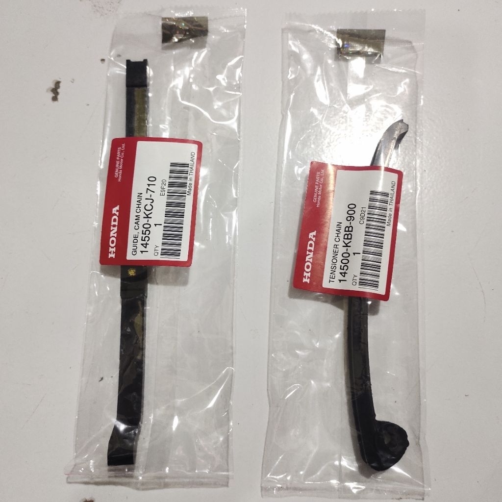 14550-KCJ-710 Lidah Karet Tensioner SET Honda Tiger 2000 Phantom ori Thailand KBB KCJ 14500-KBB-900