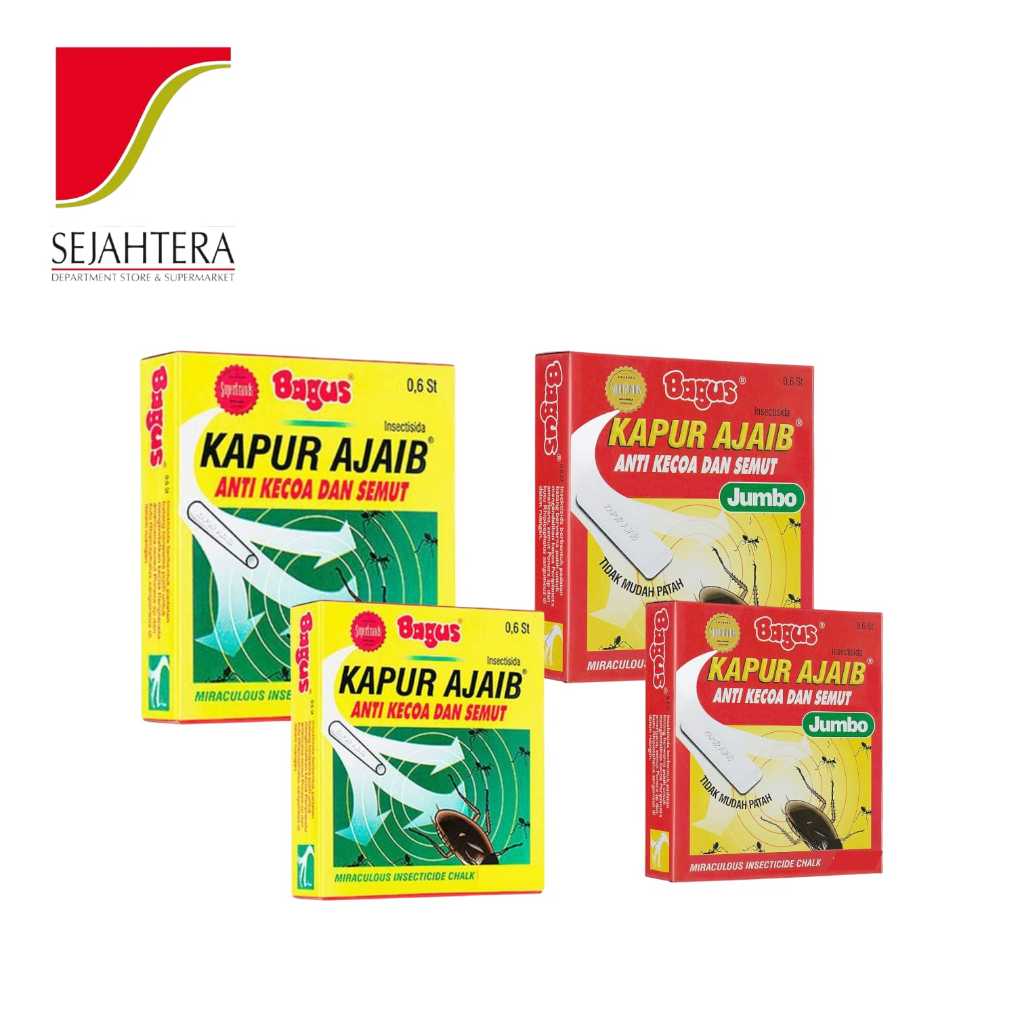 Bagus Kapur Ajaib Anti Kecoa Semut 7g Isi 3s dan 6s Pack