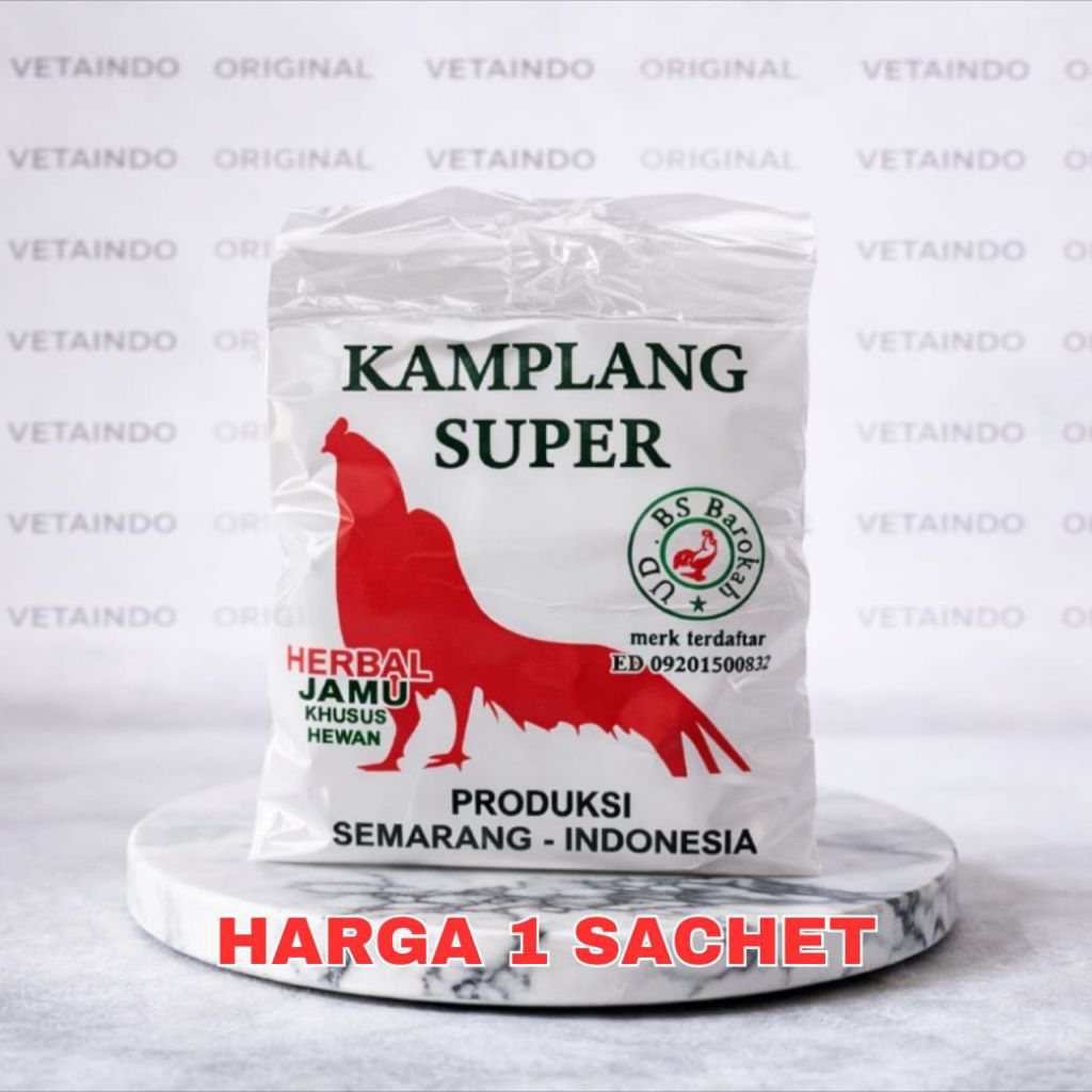 JAMU AYAM KAMLANG SUPER SACHET (ayam mer4h)JAMU HERBAL AYAM LAGA TARUNG JAGO KAMLANG
