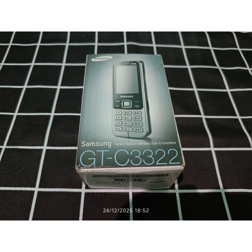 Box Samsung GT-C3322 Original