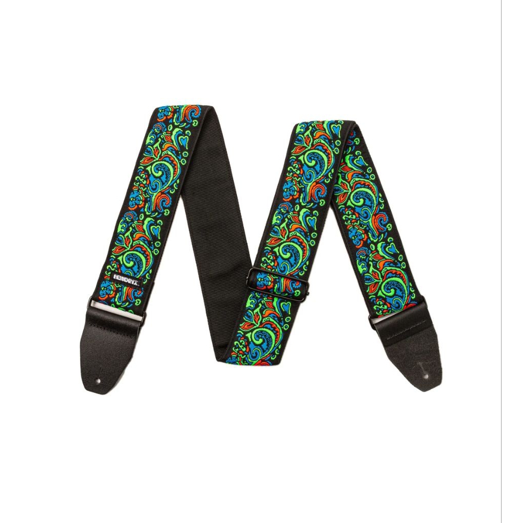 Strap Gitar Jim Dunlop Jimi Hendrix Blacklight JH27