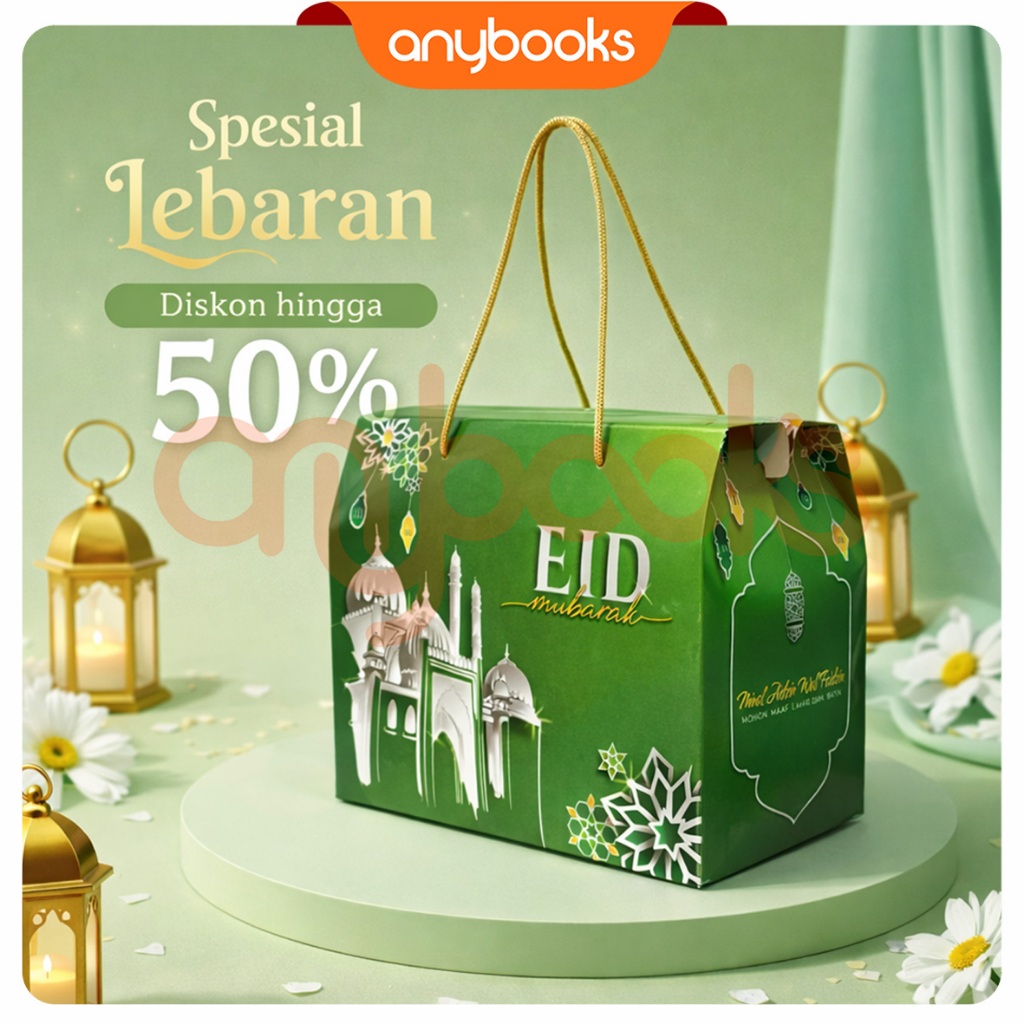 BOX HAMPERS LEBARAN / BOX HAMPERS IDUL FITRI / PAPER BAG LEBARAN IDUL FITRI / GABLE BOX LEBARAN