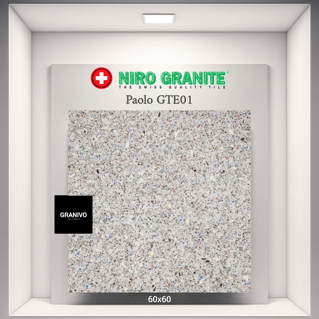NIRO GRANITE / GRANIT TILES / TILE TERRA ARTE GTE01 / GTE 01 - PAOLO MATT / MATTE / MOTIF TRASO / TR
