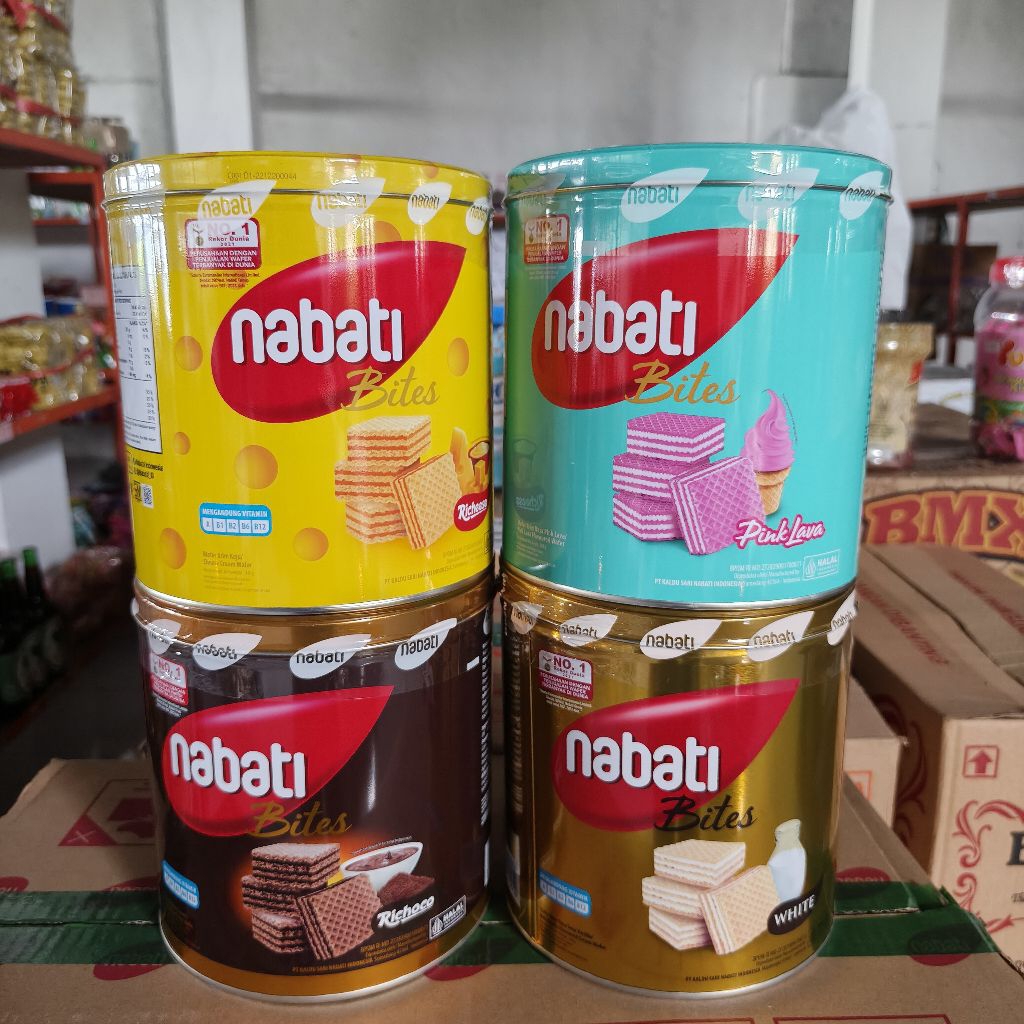 Nabati Bites - Kue Susu Nabati Bites kemasan kaleng