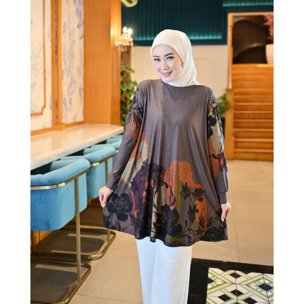 AQILA - GENDIS- Tunik Calvin Jeans BAHAN ADEM