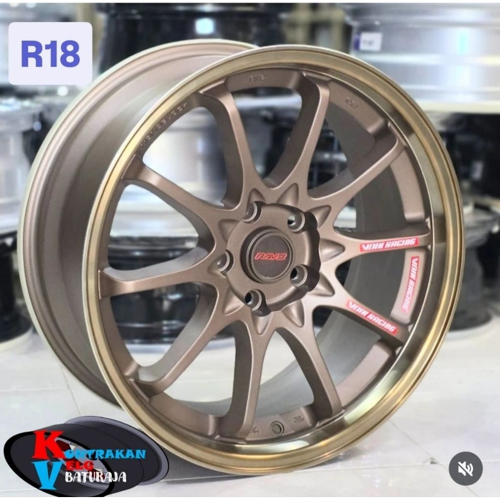 Velg Rays CE28 R18 Bronze 5x114 ( INNOVA ERTIGA RUSH TERIOS XPANDER DLL)