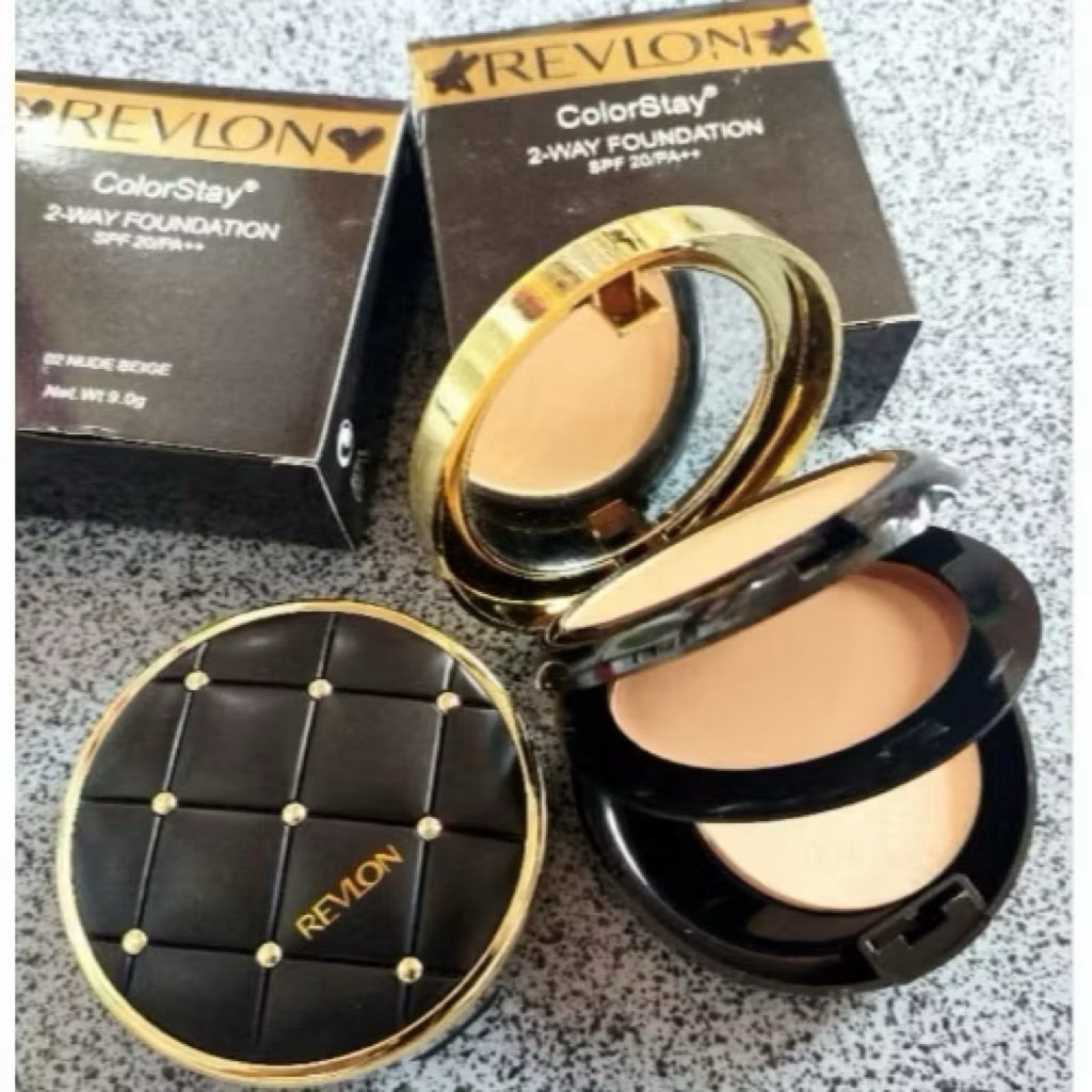 Bedak revlon compact foundation + bedak padat