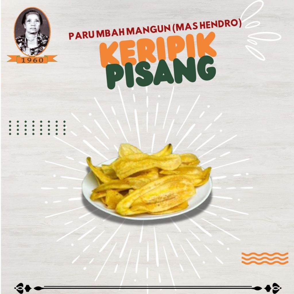 Mbah Mangun Keripik Pisang (250gr)