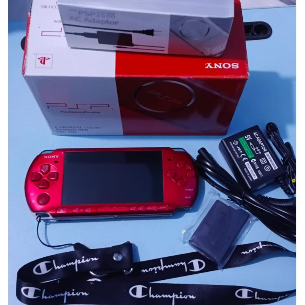 PSP 3006 Red Fullset Minus layar Garis