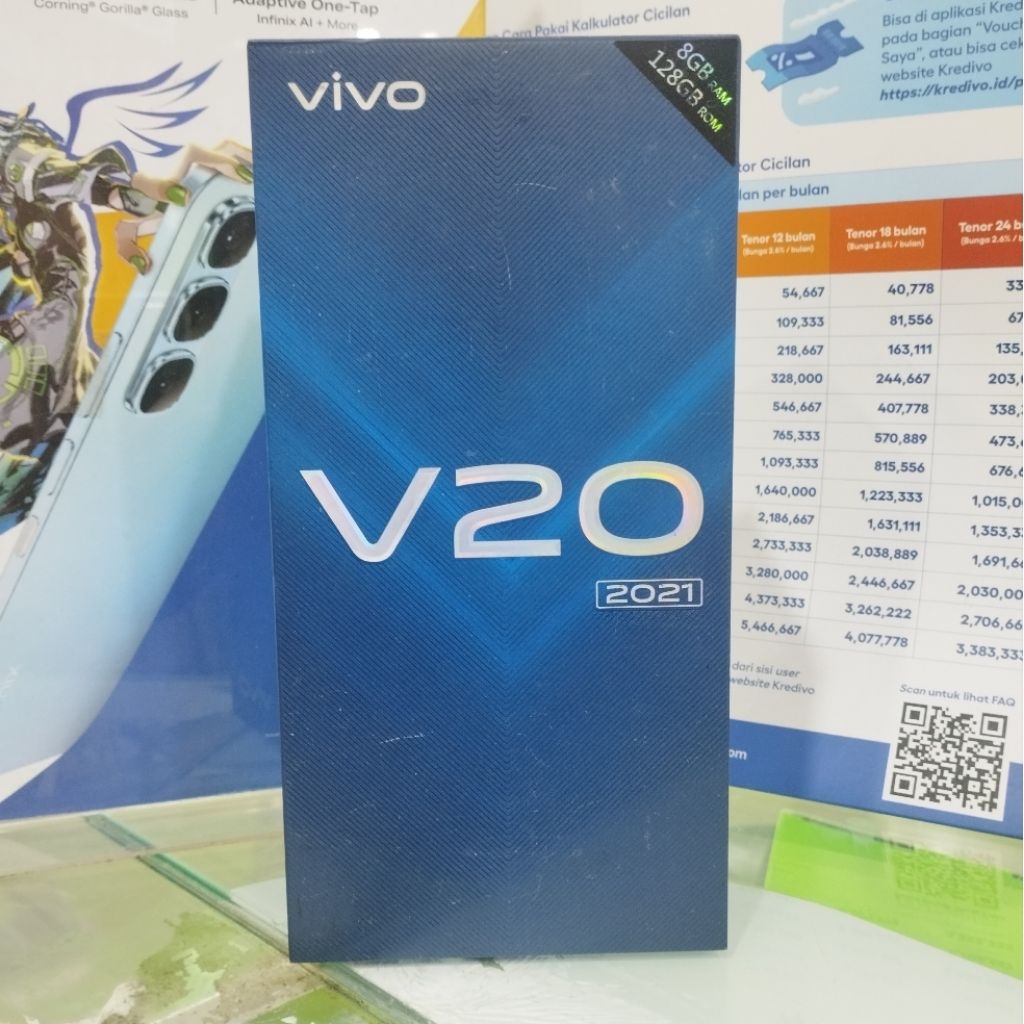 [Bekas] Dus Hp Vivo V20 V2040 - Kotak Kardus Lama - Kondisi Sesuai Foto - 0ri9inaI