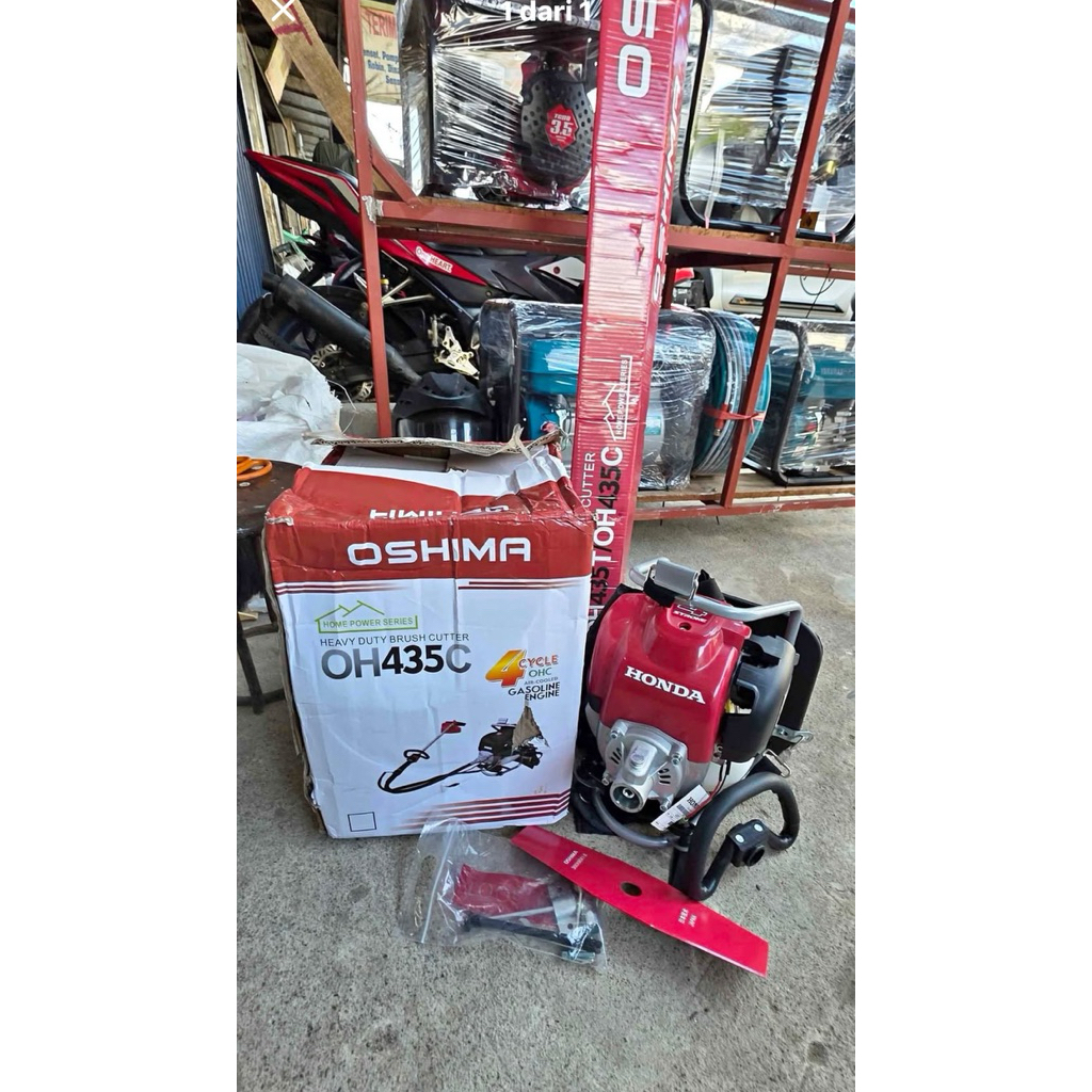 MESIN POTONG RUMPUT HONDA ORINIGAL ASLI / MESIN TEBAS RUMPUT HONDA 4TAK