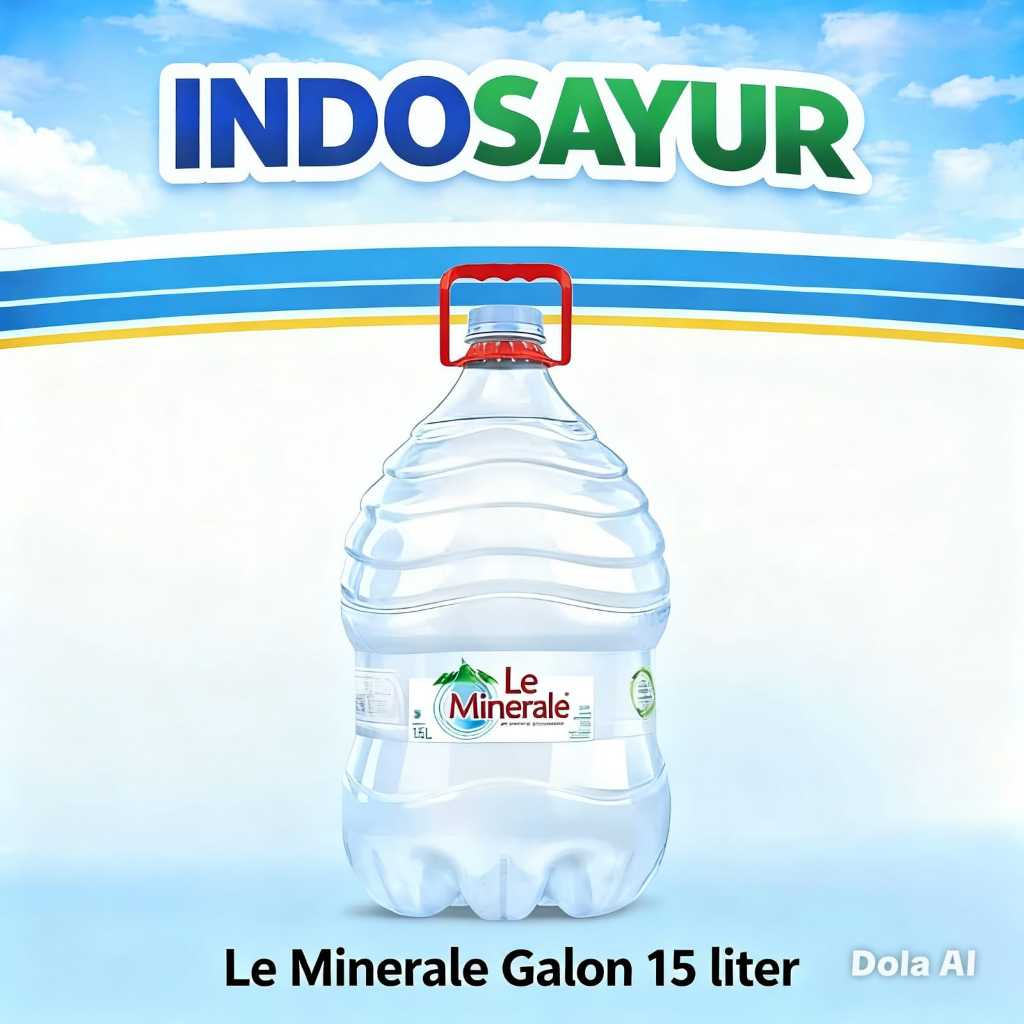 Le mineral galon 5 liter & 15 liter / AIR MINERAL LE MINERAL