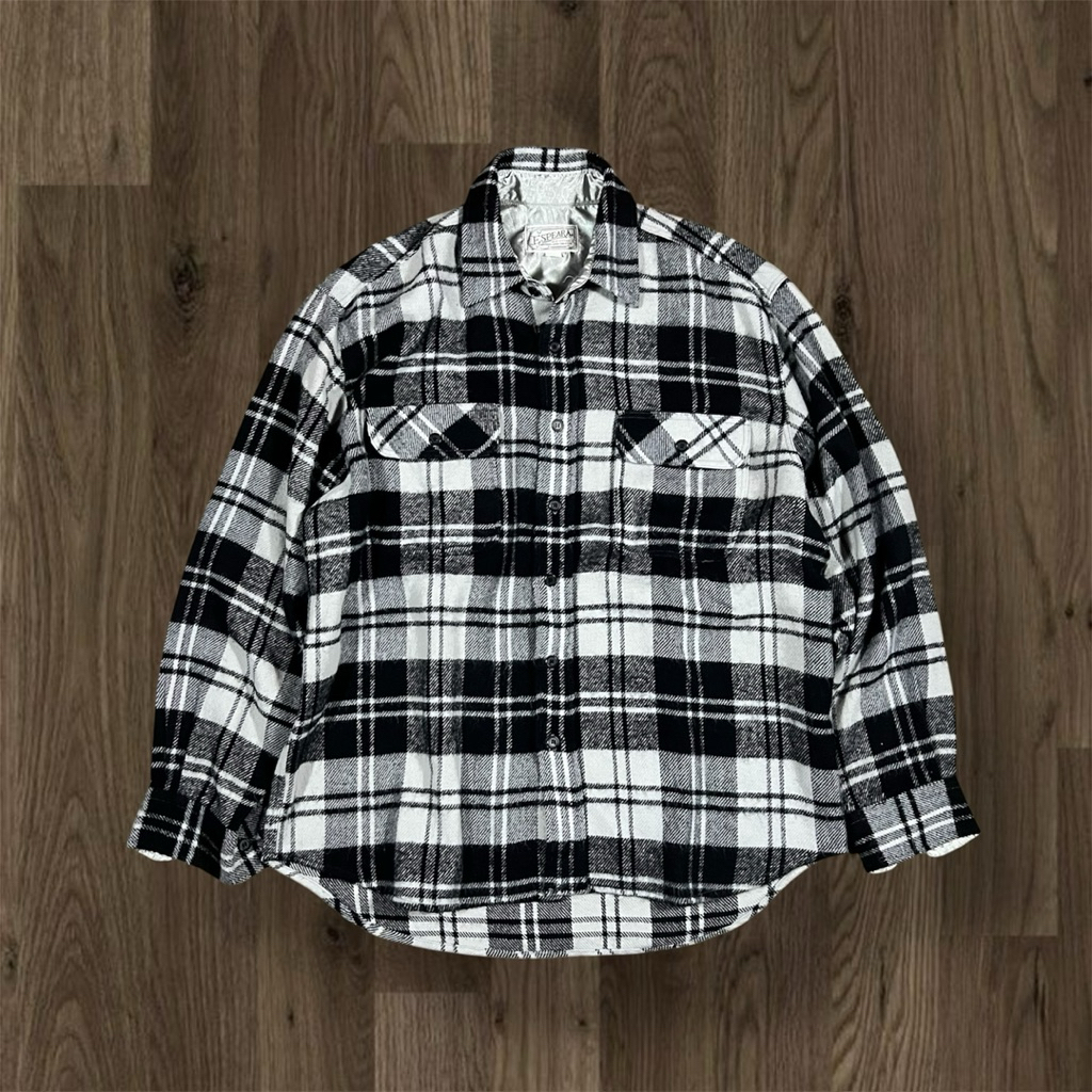 OUTER FLANNEL SHIRT PLAID WOOL ESPEARA