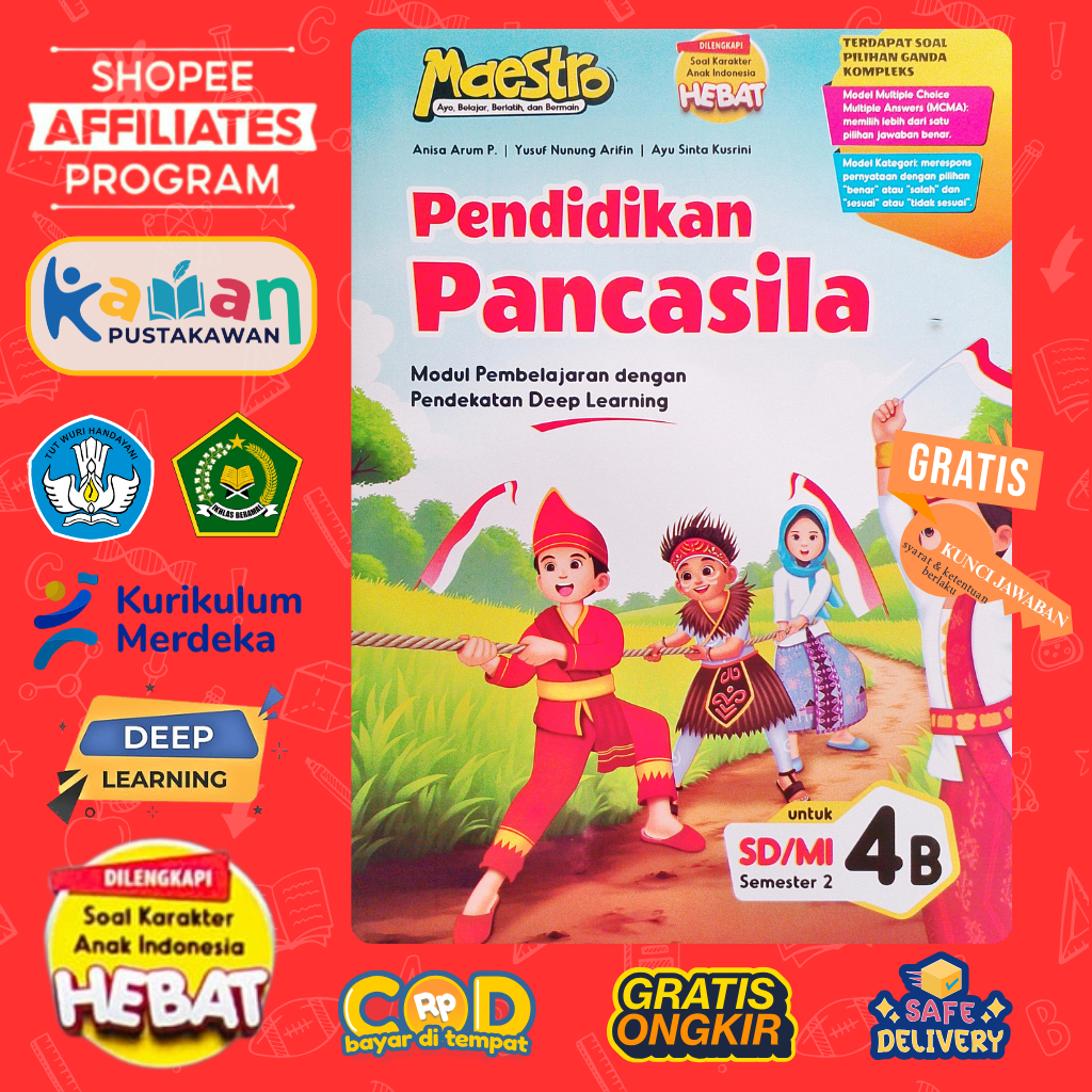 Maestro Pendidikan Pancasila Kelas 4 SD/MI Modul Ajar