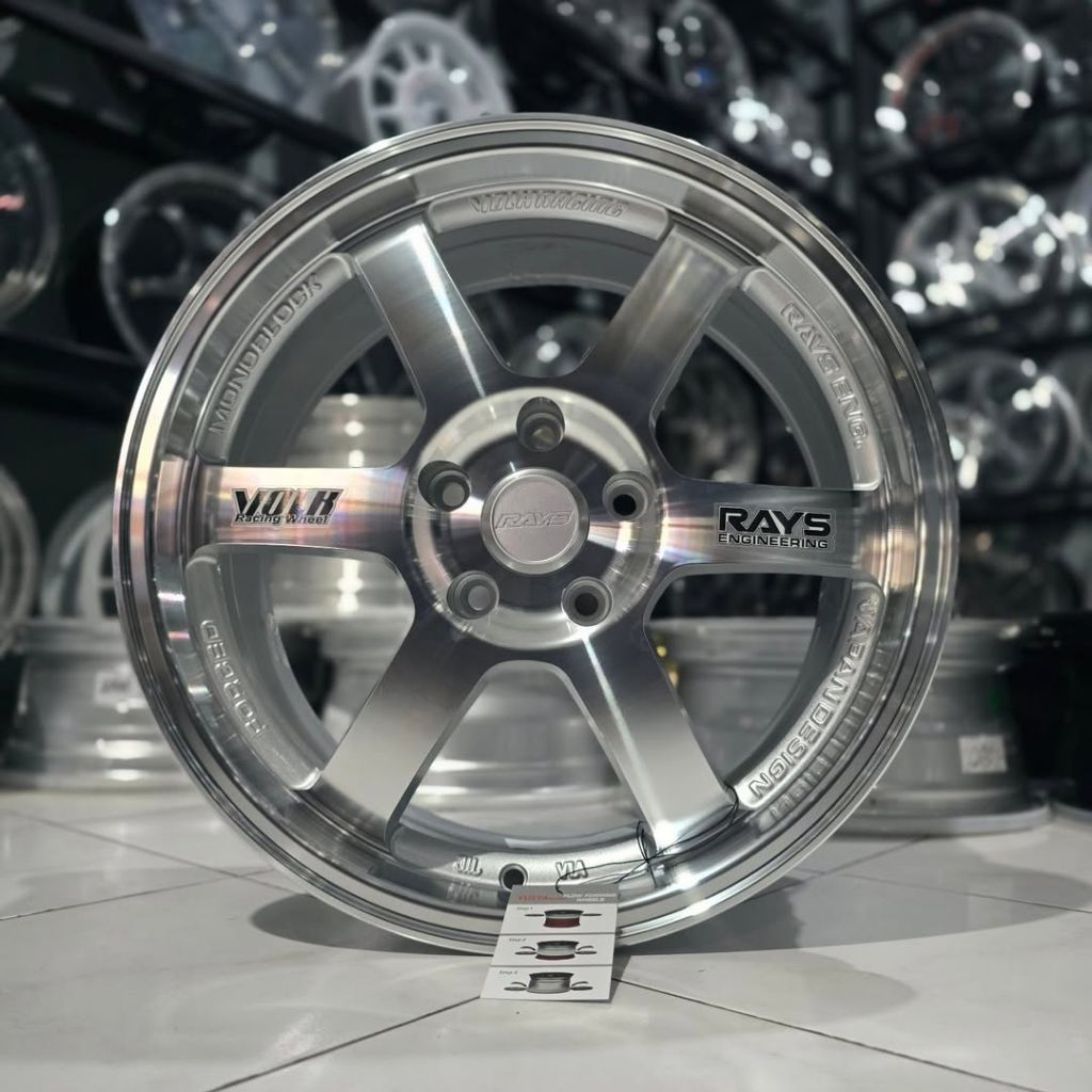velg te37 full polis ring 17 lebar 8 velg mobil ring 17 pnp mobil reborn venturer Innova Zenix juke 