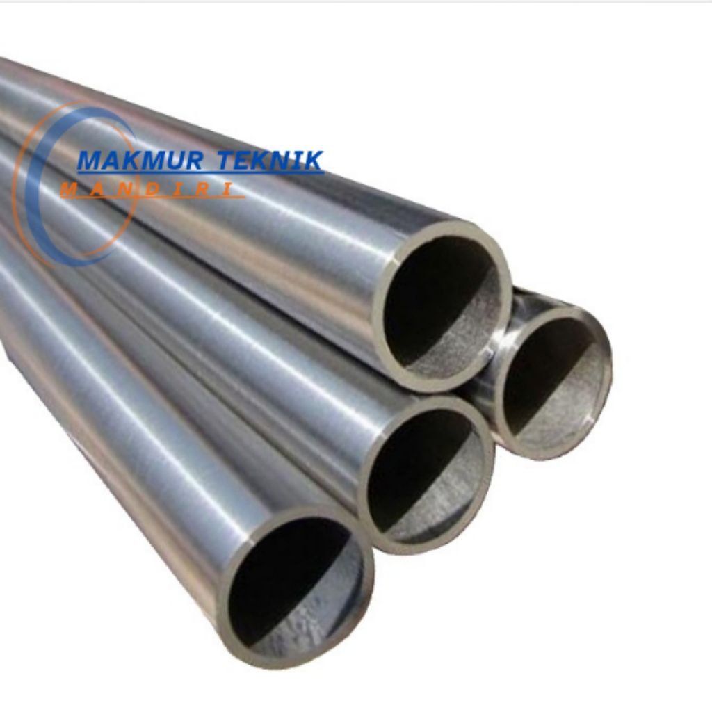 pipa besi od 8mm x Id  6mm x 1000mm