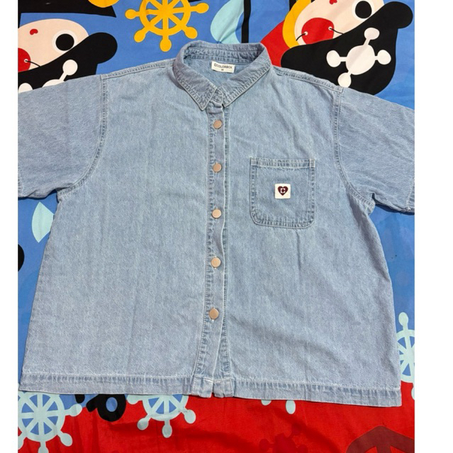 kemeja levis colorbox tangan pendek