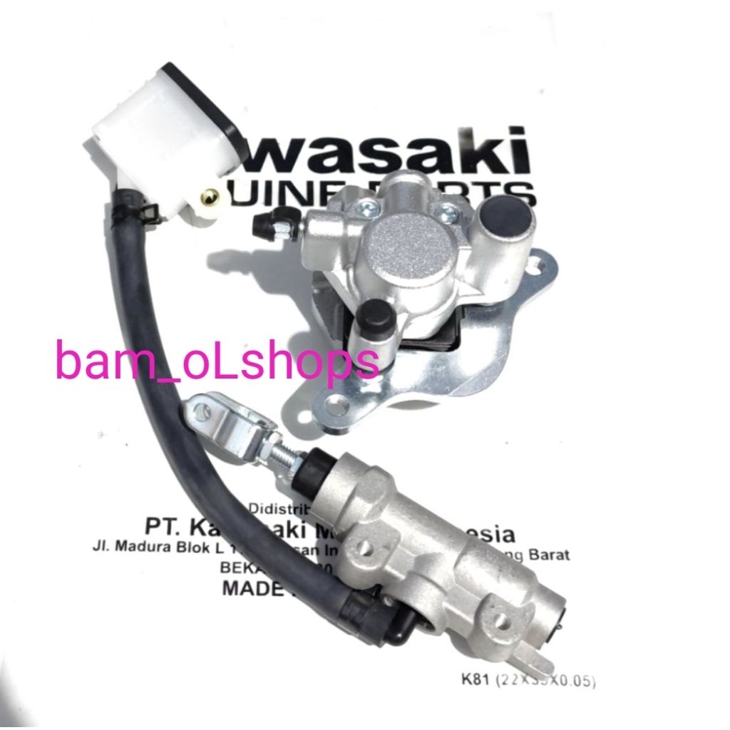 tonjokan master rem+kaliper belakang Kawasaki klx 150 L S G BF Dtracker,klx 230