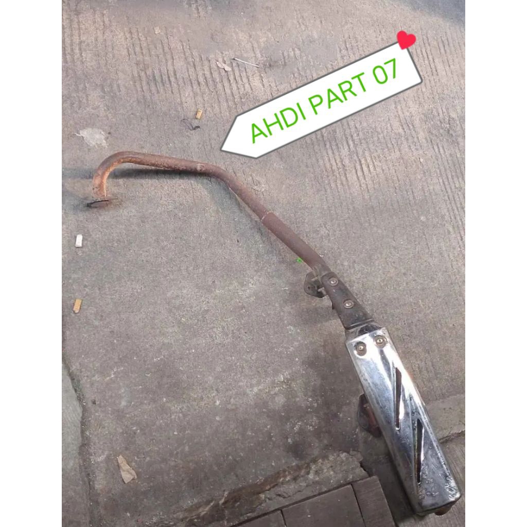 KNALPOT STANDAR VIXION OLD ORIGINAL COPOTAN