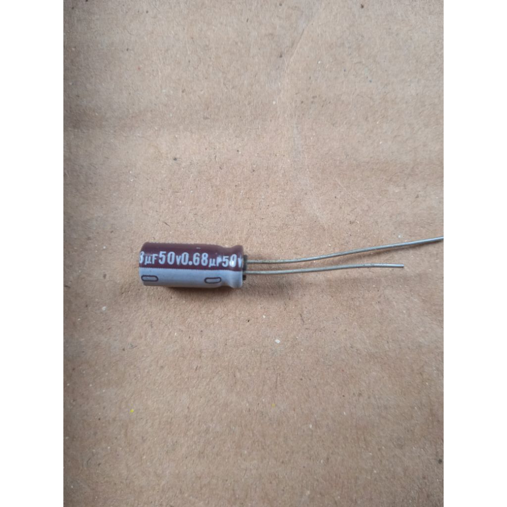 Elco 0,68uf 50v 0,68uf 50 volt kondensator elektrolit elko kapasitor