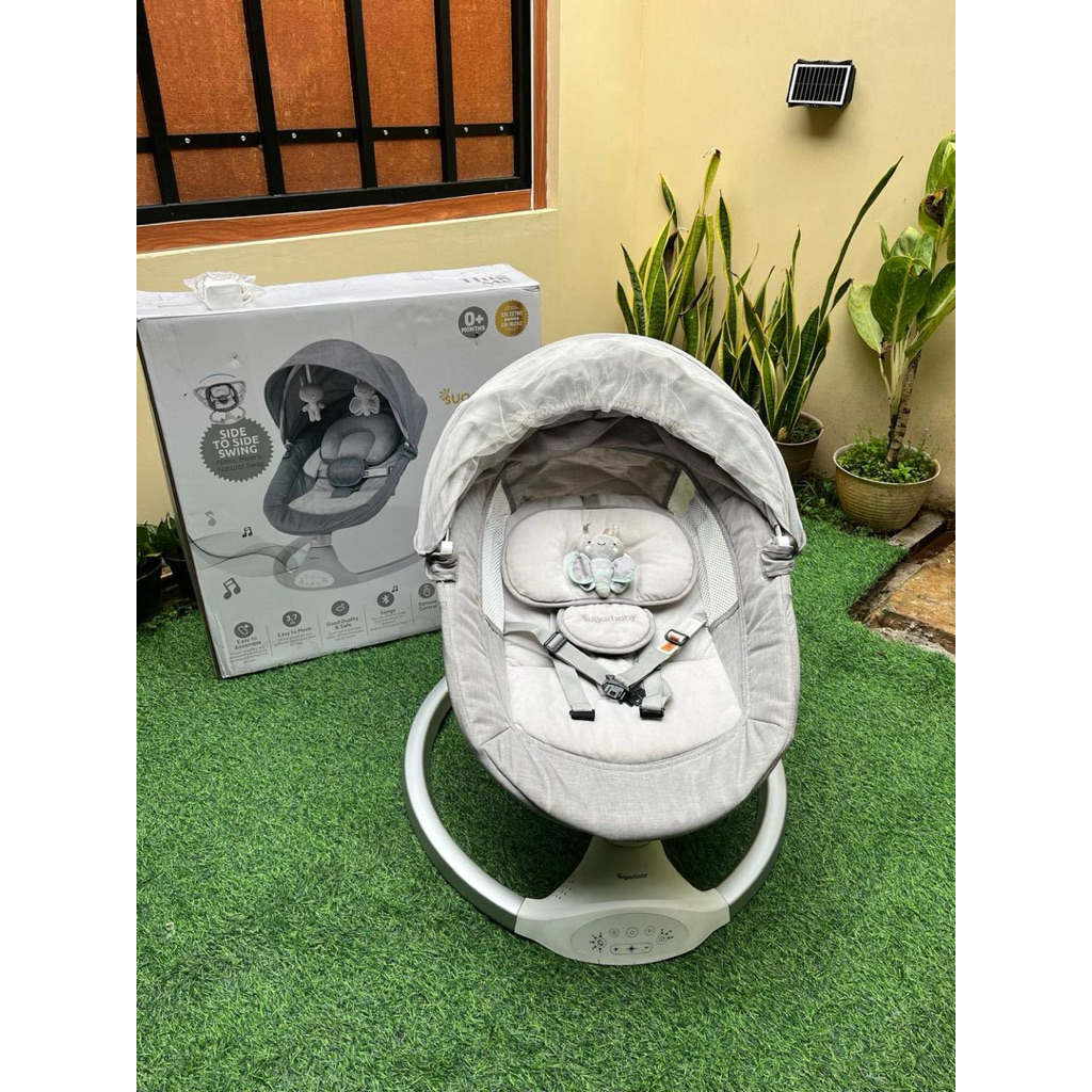 preloved Bouncer Automatic Baby Swing Bed Sugar Baby