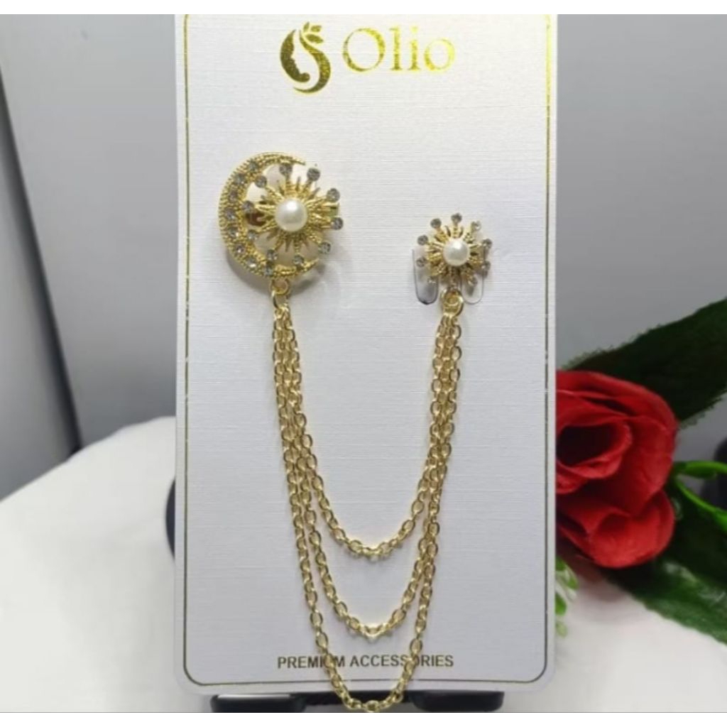 Bros Rantai Etnik Kebaya Bros Rantai Kebaya Hijab Bros Rantai Jas Bros Pin Rantai Melayu Bros Pin Ra