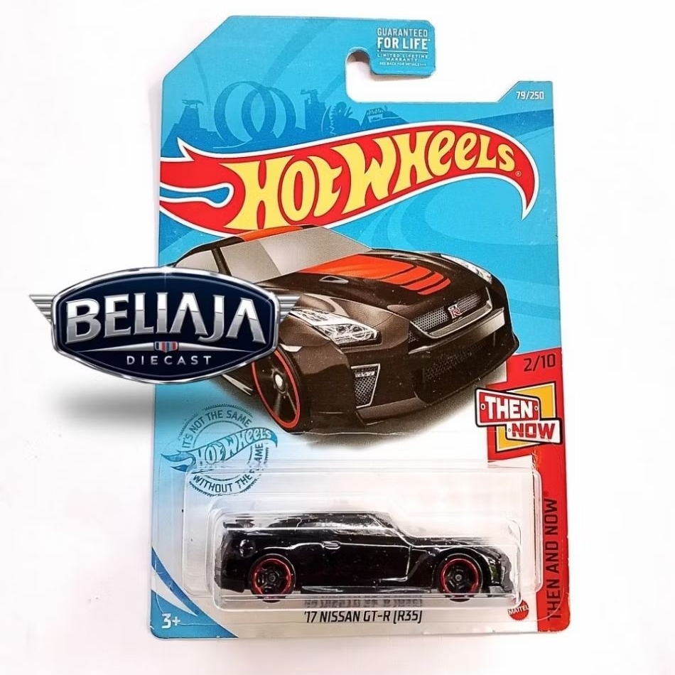 HOT WHEELS NISSAN GT-R R35 BLACK EXCLUSIVE RECOLOR KMART