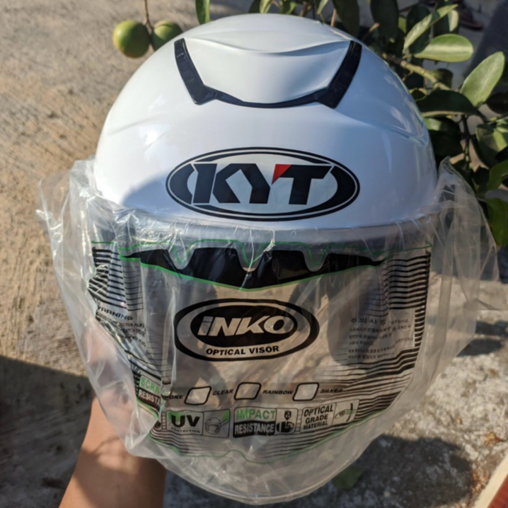 Helm Halfface Kyoto | Helm Original SKS | Free Sticker COD SNI