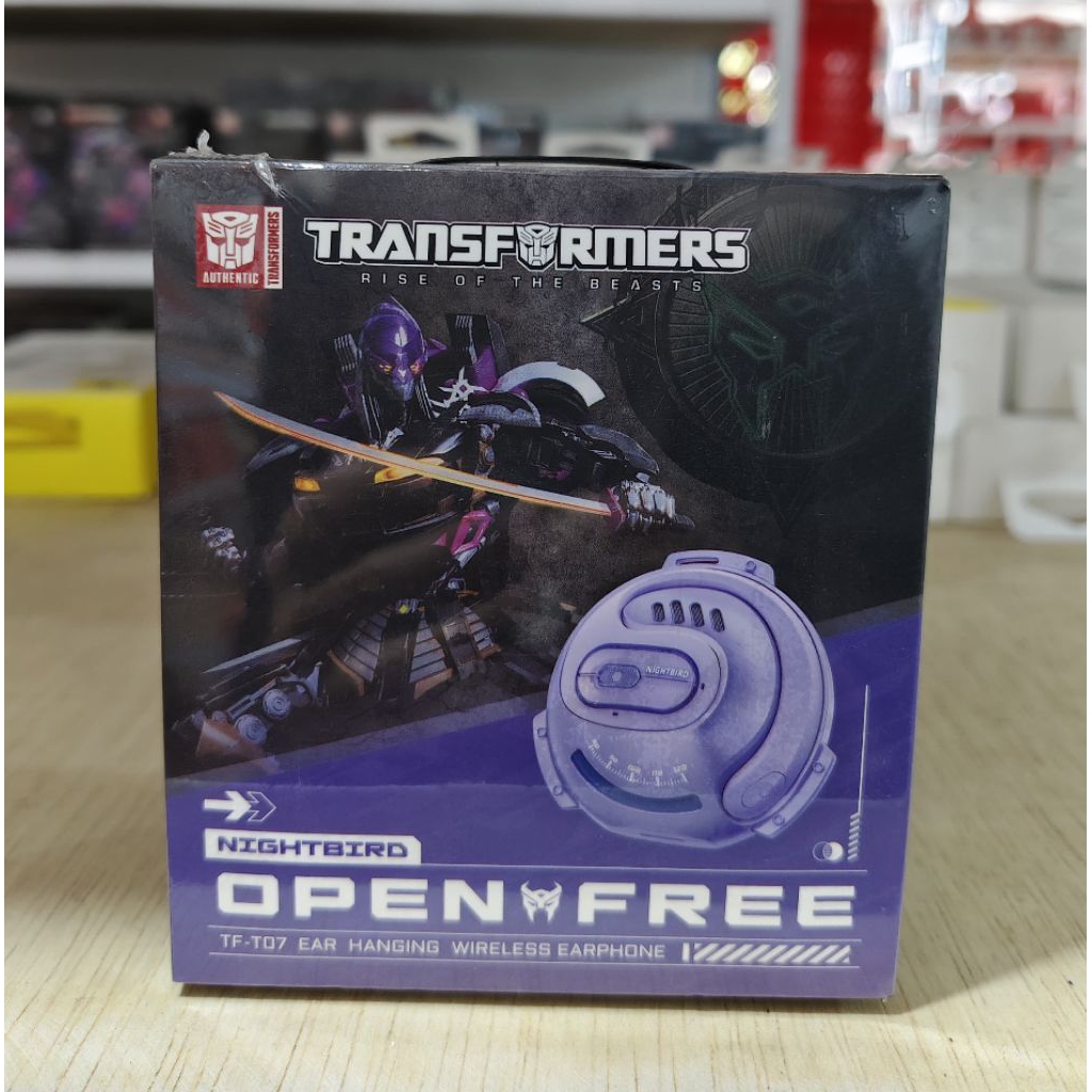 TRANSFORMERS Nightbird TF-T07 Ear Hanging Wireless Earphone - ORIGINAL 100% || GARANSI 1 TAHUN