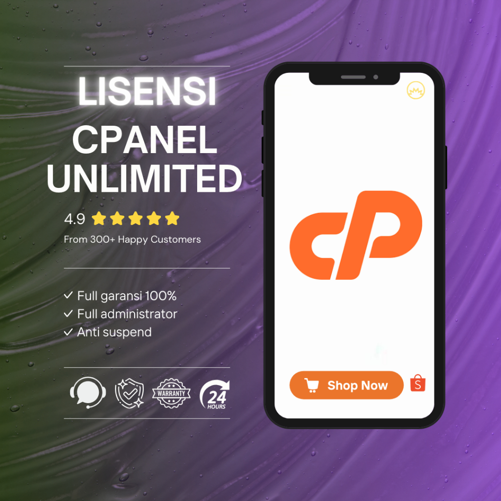 LISENSI CPANEL UNLIMITED BISA DIPERPANJANG + SITEPAD + SOFTACULOUS (FREE)