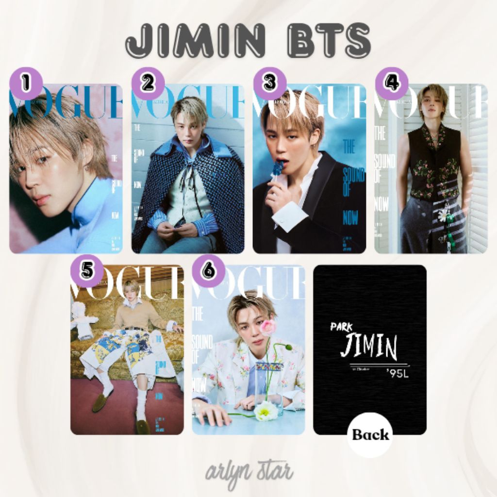 [FREE GIFT] PHOTOCARD UNOFFICIAL || BTS || PARK JIMIN BANGTAN SONYEONDAN NCIM TERBARU POLAROID PC FO