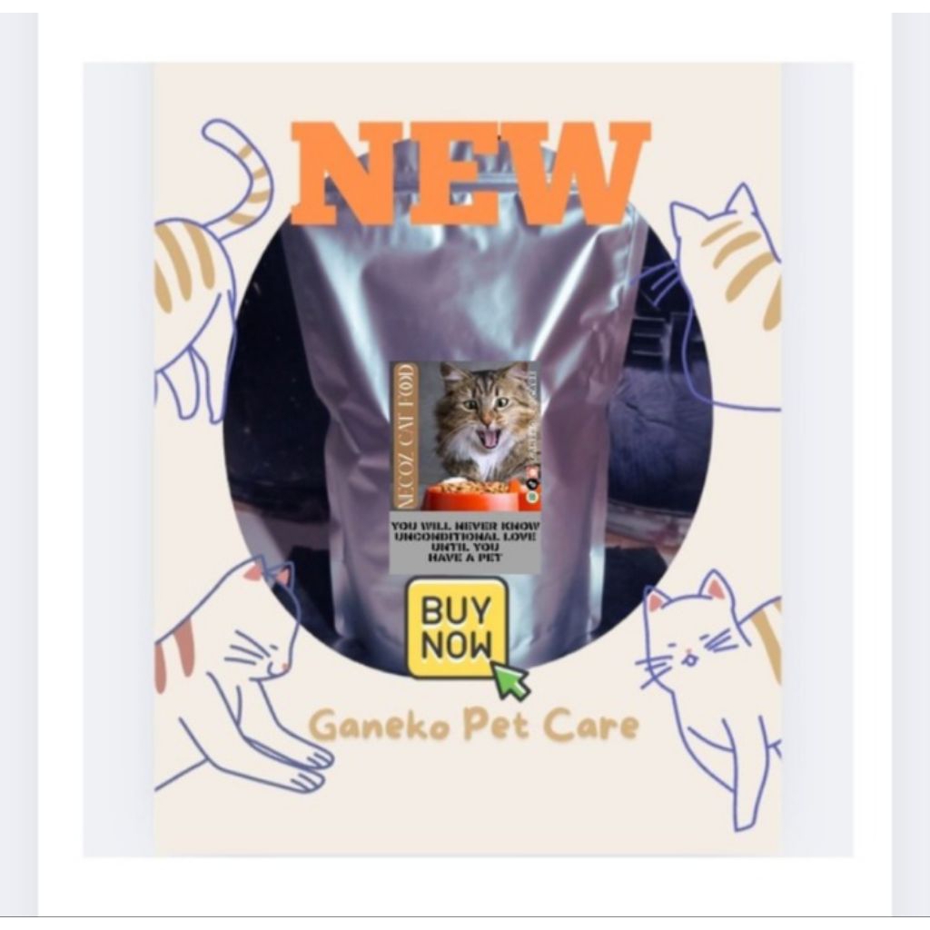 MAKANAN PENGGEMUK KUCING CATFOOD DRYFOOD  1KG PROMO MAKANAN PENGGEMUK KUCING ALL IN ONE KITTEN AND A
