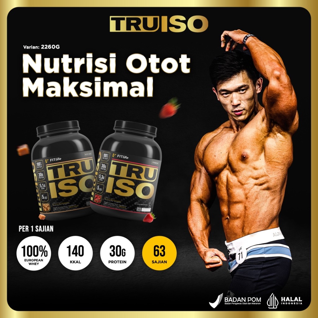 FITlife Truiso Whey Protein Isolate 5lbs/2260gr (WPro Iso Upgraded)