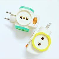 Steker T Arde 4 Lubang saklar / Colokan Listrik / T steker arde 4 cabang + Saklar + Lampu Indikator 