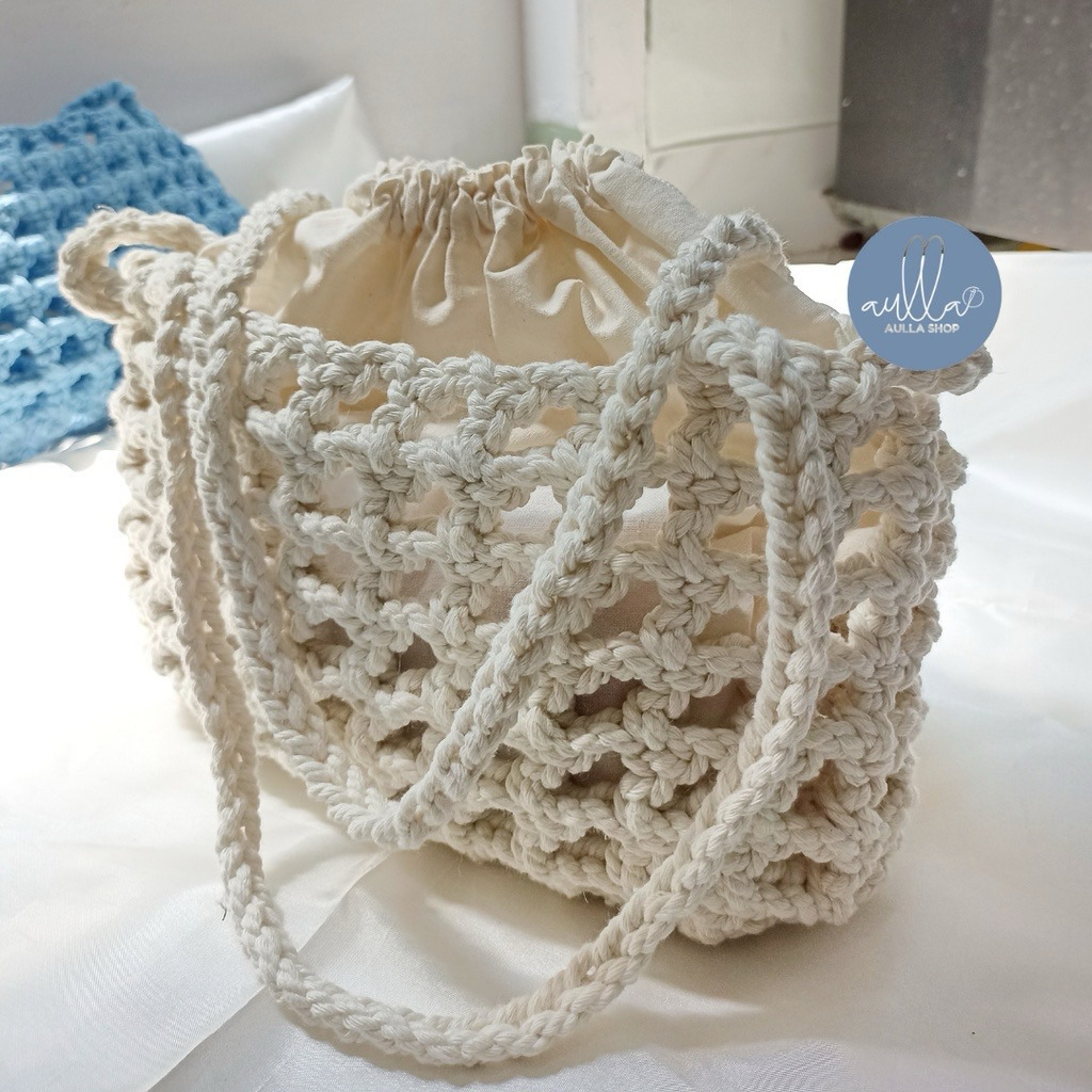 ANNA Crochet Bag Tas Rajut Korea Handmade Aullashop Preloved