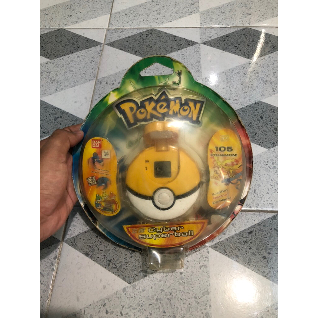 Mainan jadul pokemon cyber superball bandai