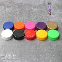 Tutup SN Short Neck Botol Plastik Almond - Pir - Cantik - Cabe - Short Neck