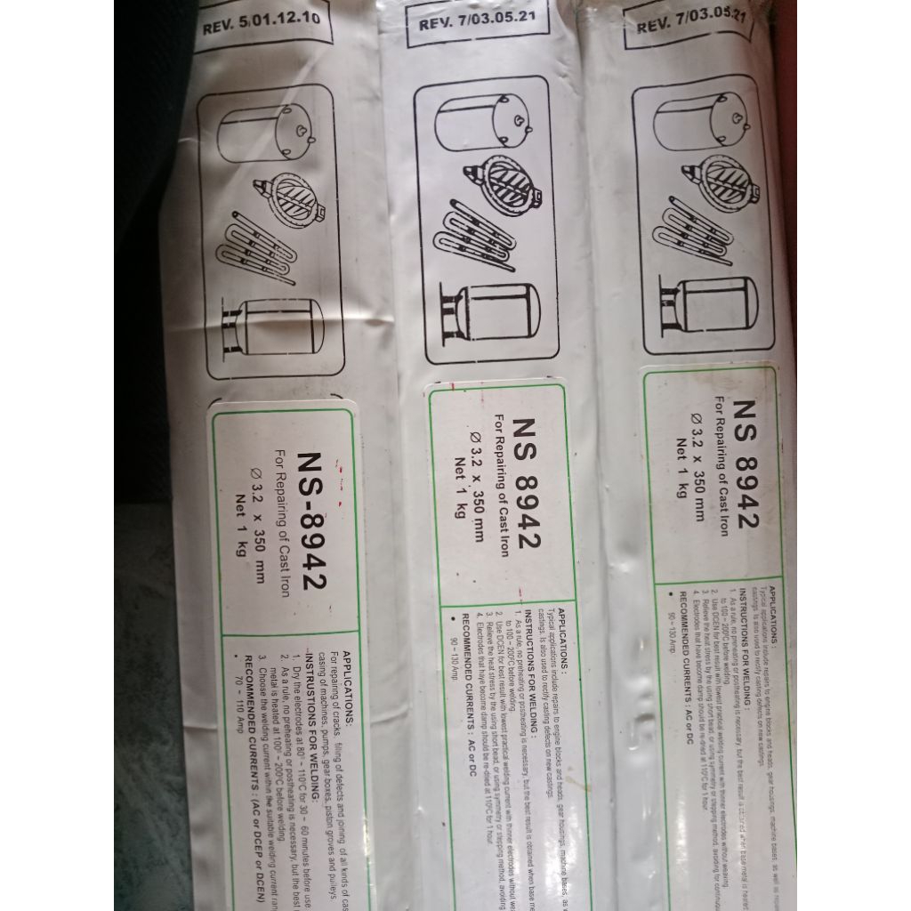 KAWAT LAS Cast Iron NS-8942 Size. 3.2MM NIKKO STEEL