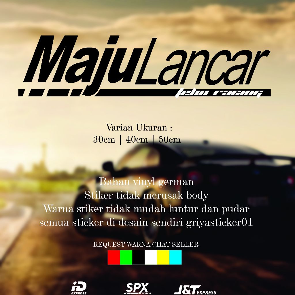 cutting stiker maju lancar/stiker truck/stiker murah promo/stiker custom/stiker kaca mobil/ stiker k