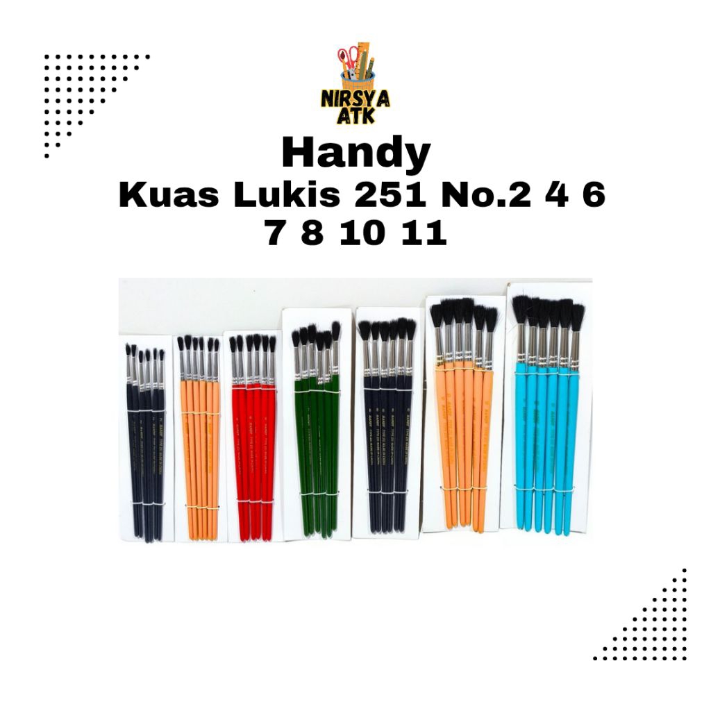 HANDY Kuas Lukis No. 251 1 pcs