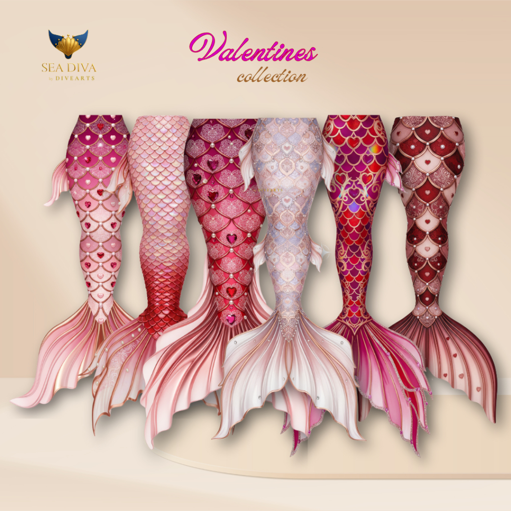 KOSTUM MERMAID VALENTINE / MERMAID TAIL / BAJU MERMAID - DEWASA