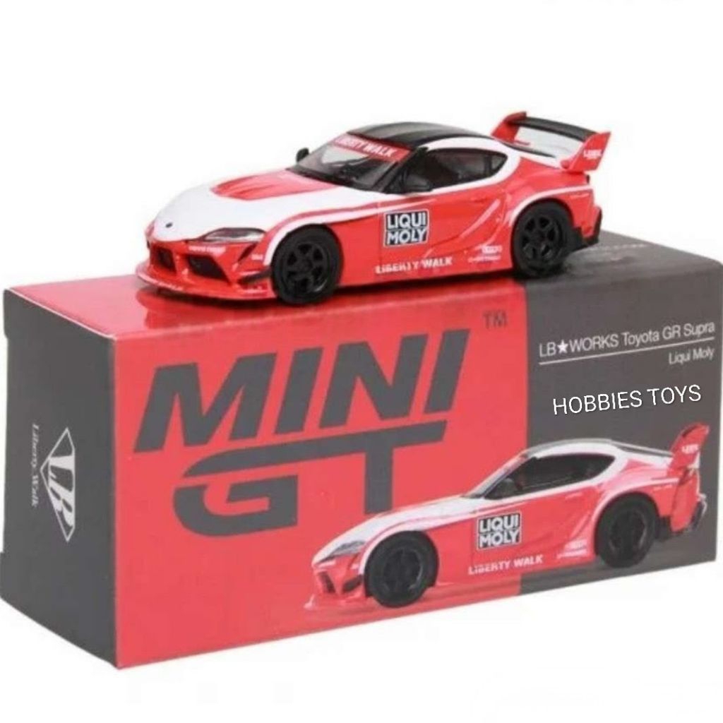 Mini GT 290 LB WORKS Toyota GR Supra Liqui Moly