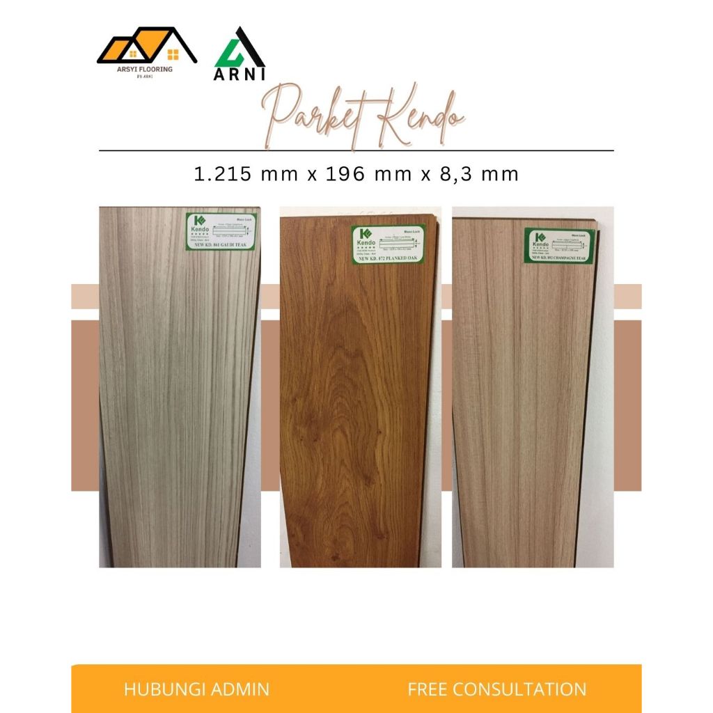 Parket Kendo Tebal 8,3mm|LANTAI KAYU AESTHETIC