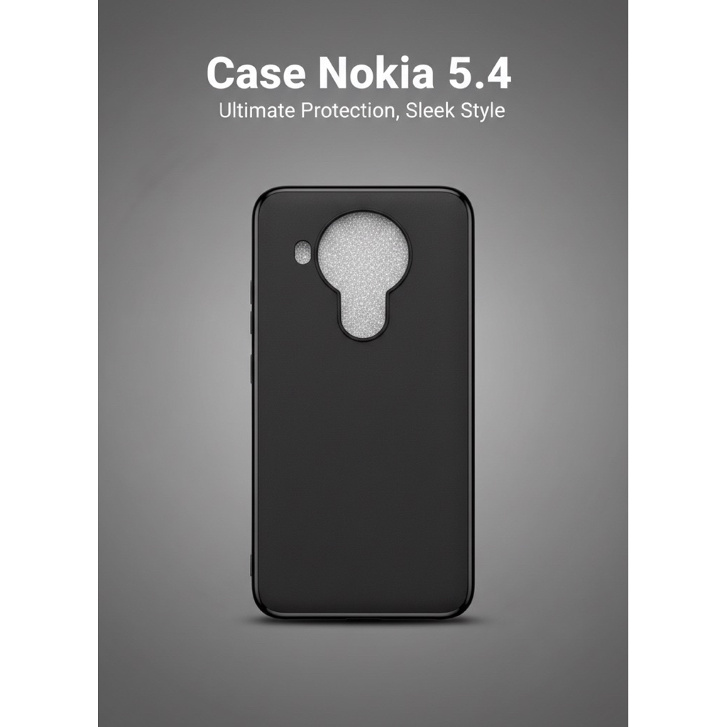 Soft Case Nokia 5.4 Casing Nokia Matte Premium - Anti Fingerprint & Elegant Design