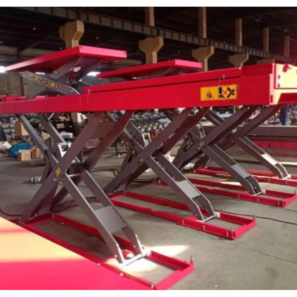 Scissor Lift Car Spooring Mobil 4 Ton Lift Gunting Mobil Bengkel 4000Kg