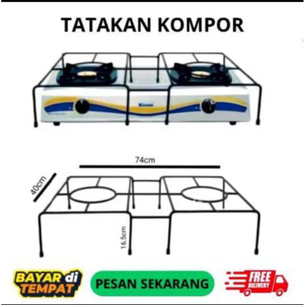 TUNGKU KOMPOR RINAI 2 / BEHEL DOUBLE